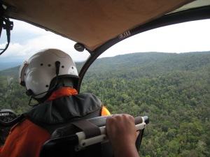 On Board  Helicopter to Site
